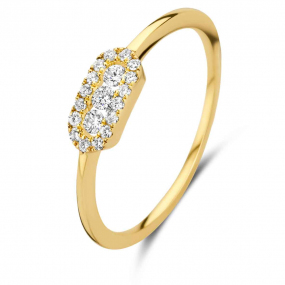 Bague Diamants 0.16 ct Hinarava - 063691A