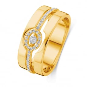 Bague Diamants 0.2 ct Tufouma - 068204A