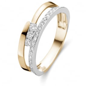 Bague Diamants 0.21 ct Tha - 063392A