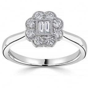 Bague Diamant 0.42 ct Lyra - VR28