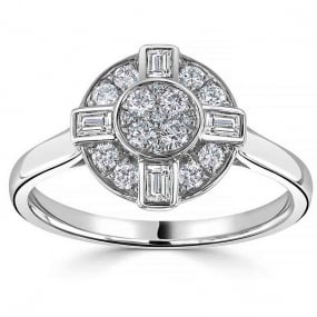 bague diamants 0.43 ct Myra - VR31