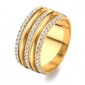 Bague Diamants 0.51 ct Ivanna - 068486A