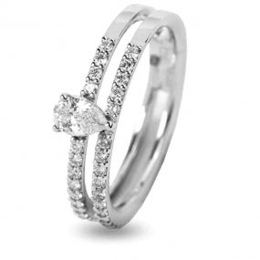 Bague Diamants 0.59 ct Olivia - AN3396B