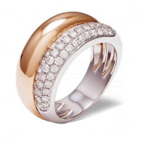 Bague Diamants 0.72 ct Maraetinia - AN3739BR