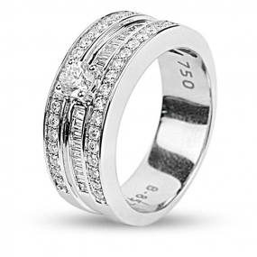 Bague diamants  0.75 ct - R2995FMPWA514