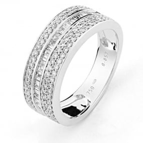 Bague diamants 0.8 ct  - RA549FMPWAQ14