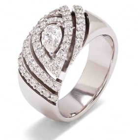 Bague Diamants 1.07 ct Hmra - AN3621