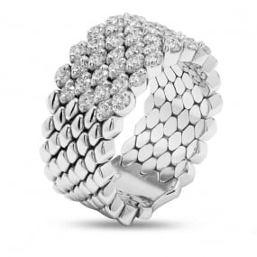 Bague Diamants Maille 1.3 ct Cassiope - AN3708