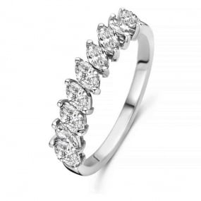 Bague Diamants Navette 0.72 ct Lushai - 066970A