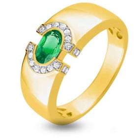 Bague Emeraude en  diamant Marianna - 7VP071BEB

