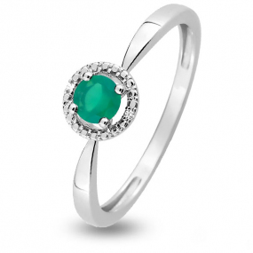 Bague Emeraude en Or Blanc  Elodie - 1.7089.E1

