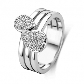 Bague en argent et oxydes de zirconium  - Naiomy Silver - Julie