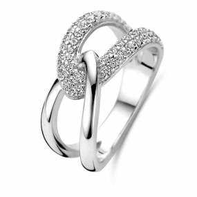 Bague en argent et oxydes de zirconium - Naiomy Silver - Maeva