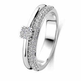 Bague en argent et oxydes de zirconium - Naiomy Silver - Margaux