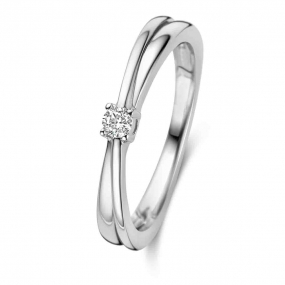 Bague en argent et oxydes de zirconium - Naiomy Silver - Marina