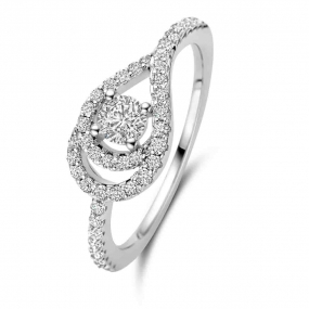 Bague en argent et oxydes de zirconium - Naiomy Silver - Rosalina