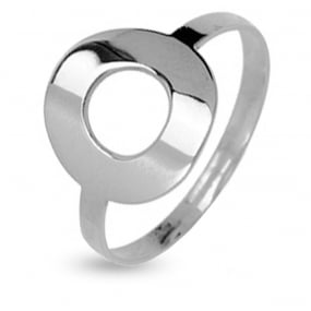 Bague en Or Blanc 0.85 g Pasionaria