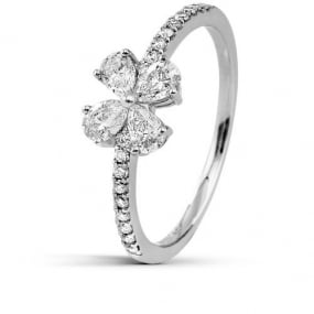 Bague en or blanc avec diamant 0.67 ct Irina - 51928/A