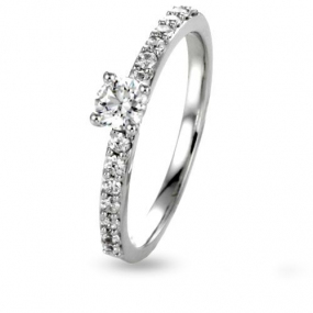 Bague de fianailles - 0.36 ct Maria 0.16 ct - SOD7016