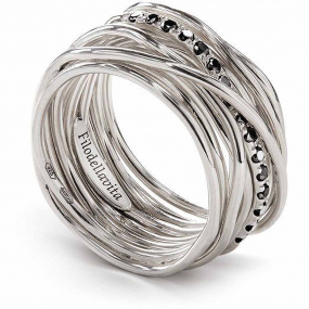 Bague Filodellavita Classic 13 Fils en Argent  925 Sauvahna - 10 mm - AN13ABN