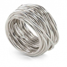 Bague Filodellavita Rock 22 Fils en Argent  925  -  - AN22A