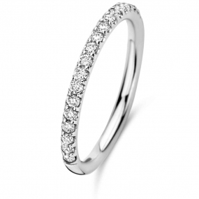 Bague Ischia Basics, diamants sur or blanc-91Z916A