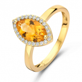 Bague One More Etna - citrine  0.14 ct  - Etna 065175JA 
