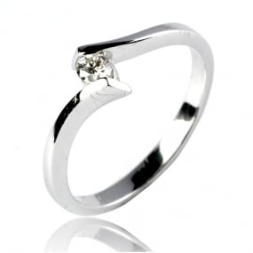 Bague or diamant 0.11 ct Dorothe - 11830 BT 0.11