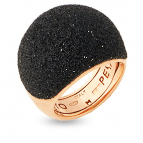 Bague Pesavento Polvere di Sogni Rose et Antique Black 21 mm Rose WPLVA136
