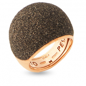 Bague Pesavento Polvere di Sogni Rose et Bronze 21 mm lara WPLVA137
