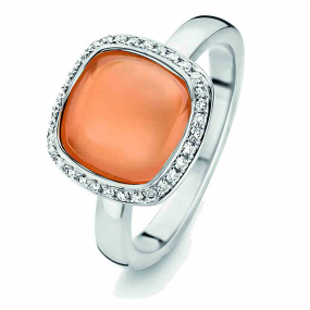 Bague Pierre de Lune Orange - One More Amiata 0.16 ct  - Amiata 053329HA 
