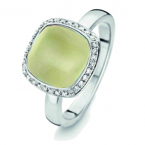 Bague Prhnite et diamants  - One More Amiata 0.16 ct  - Amiata 053329QA 
