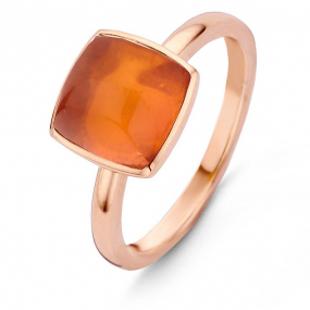 Bague Quartz sur Agate Orange One More - Pantelleria   - Pantelleria 051576H1 
