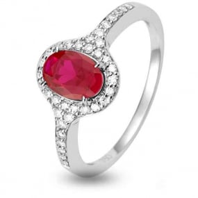 Bague Rubis diamant Or 18 ct - 750/1000 - Rosie - 7002GRB2
