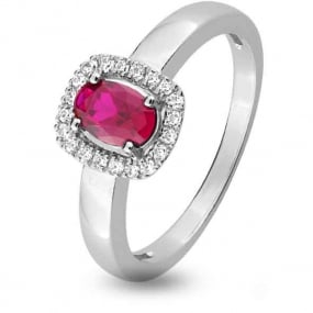 Bague Rubis et diamants diamant Or 18 ct - 750/1000 -  - 1.6096.R1
