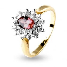 Bague rubis et diamants diamant Or 18 ct - 750/1000 - Juliette - 6081RU
