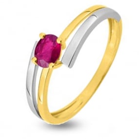 Bague Rubis  Or 18 ct - 750/1000 - Anata - GZB23BR
