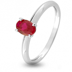 Bague Rubis  Or 18 ct - 750/1000 - Marie - 7VX010GR
