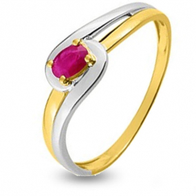 Bague Rubis  Or 18 ct - 750/1000 - Mariline - GJ003BR
