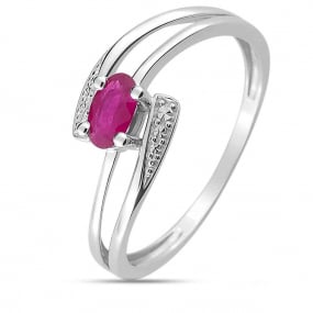 Bague Rubis  Or 18 ct - 750/1000 - Romance - 1.1578.R1
