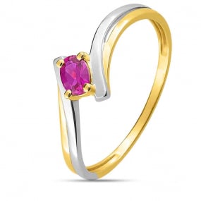 Bague Rubis  Or 18 ct - 750/1000 - Yelena - GK006BR
