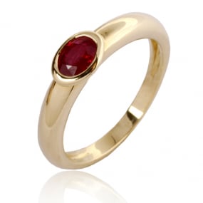 Bague rubis   - Tatiana - 12551RU
