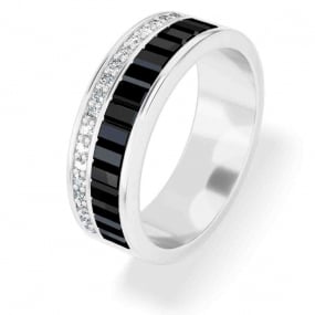 Bague Saphir et Diamants en Or Blanc diamant  -RF165FMNWAQ14
