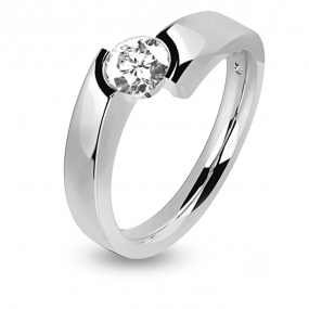 Bague solitaire diamant  0.20 ct Kiera - OPERA20G