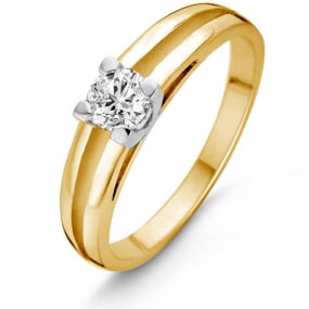 Bague solitaire Diamant 0.40 ct Iriata - 91BJ46A