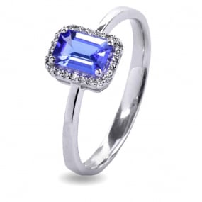 Bague Tanzanite 0.11 ct Amlie - ABOT36TL-FR 