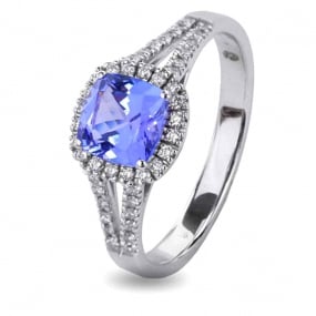 Bague Tanzanite 0.24 ct Azaly - AB0140T-FR 