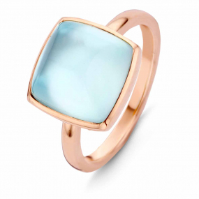 Bague Topaze Sky blue sur nacre One More - Pantelleria   - Pantelleria 051372TN 
