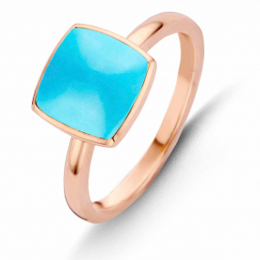 Bague Topaze Swiss blue sur nacre One More - Pantelleria   - Pantelleria 0515762N 
