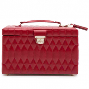 boites a bijou - de Voyage Wolf 1834 - Caroline Large Jewelry Case Rouge - 329672